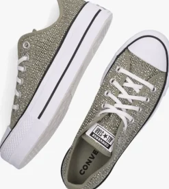 groene converse lage sneakers chuck taylor all star lift ox