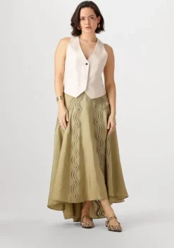 groene copenhagen muse maxirok cole skirt