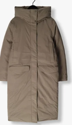 groene elvine gewatteerde jas asha