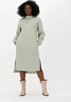groene esmé studios midi jurk madeline oversized sweatdress