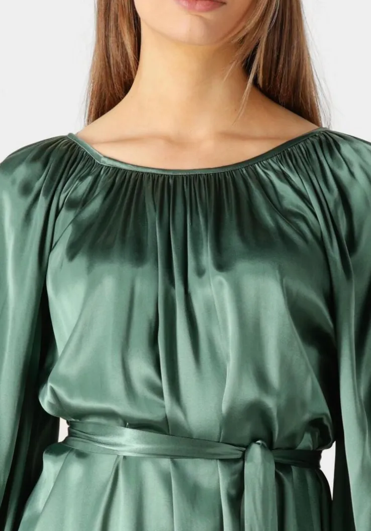 groene greek archaic kori mini jurk 130802