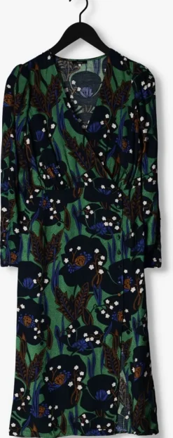 groene idano midi jurk jolande