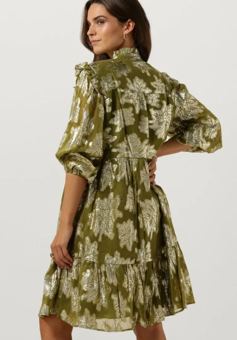 JANICE e mini jurk jurk print lurex jimmy>DAMES Jurken