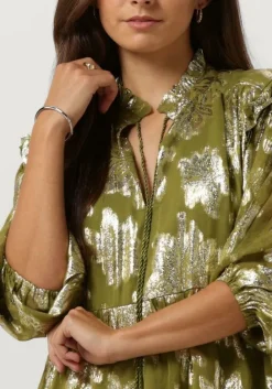 JANICE e mini jurk jurk print lurex jimmy><noscript><img width=