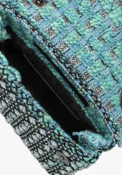 KURT GEIGER LONDON e schoudertas tweed mini kensington><noscript><img width=