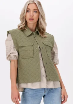 groene levete room gilet sarah 1 shirt