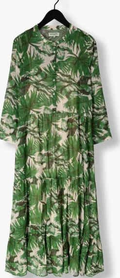 groene lollys laundry maxi jurk neell maxi dress ls