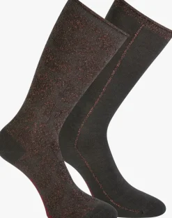 groene marcmarcs sokken helena cotton 2-pack