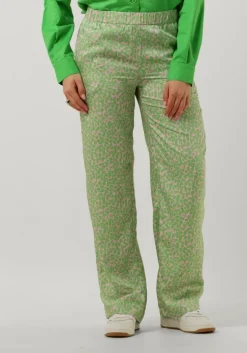 groene modström pantalon clarke print pants