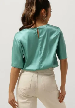 groene mos mosh blouses evie ss satin blouse