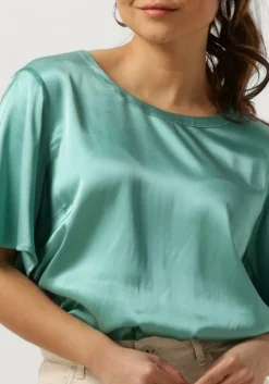 groene mos mosh blouses evie ss satin blouse