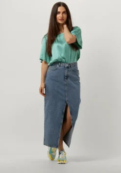 groene mos mosh blouses evie ss satin blouse