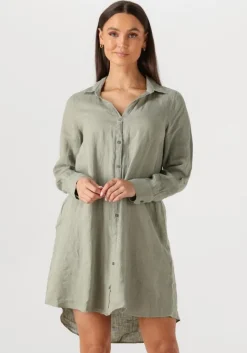 MOS MOSH e mini jurk mmrielle linen dress>DAMES Jurken