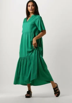 groene my essential wardrobe midi jurk linemw long dress