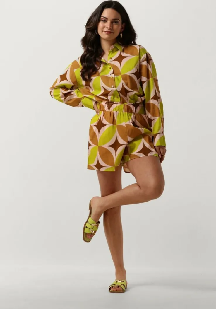 groene notre-v broeken nv-dava short