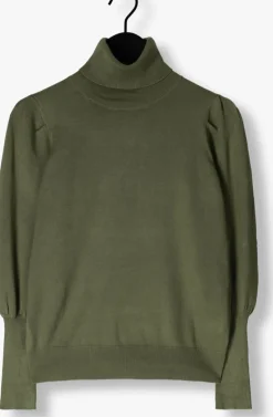 groene notre-v coltrui basic knit blouse