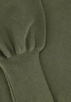 groene notre-v coltrui basic knit blouse