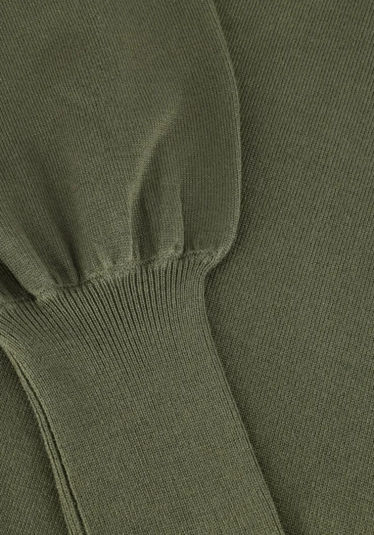 groene notre-v coltrui basic knit blouse