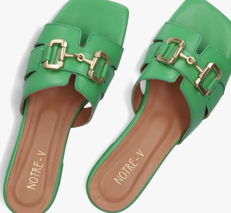 groene notre-v slippers 06 6403