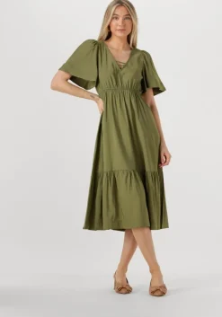 OBJECT e midi jurk objceline 2/4 lo dress 138>DAMES Jurken