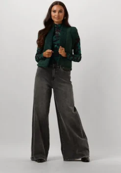 POM AMSTERDAM e gilet lammy teal green>DAMES Gilets|Blazers