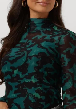 POM AMSTERDAM e top turtleneck - camo teal green><noscript><img width=
