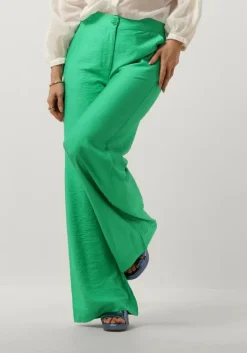 POM AMSTERDAM e wijde broek lush green pants>DAMES Broeken