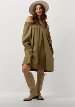 groene semicouture mini jurk s4sk26 dress