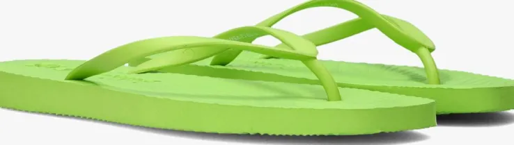 groene sleepers teenslippers tapered