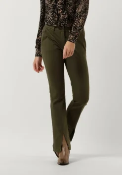 SUMMUM e flared broek trousers punto milano>DAMES Broeken