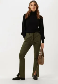 SUMMUM e flared broek trousers punto milano><noscript><img width=