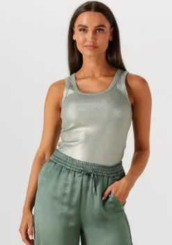 SUMMUM e top rib tanktop cotton rib>DAMES Tops & T-Shirts