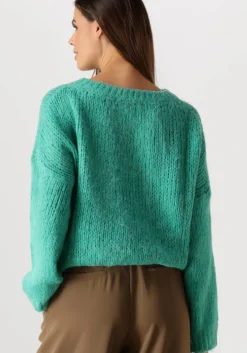 groene summum trui sweater alpaca blend knit