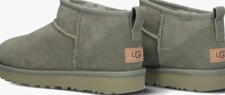 groene ugg vachtlaarzen w classic ultra mini