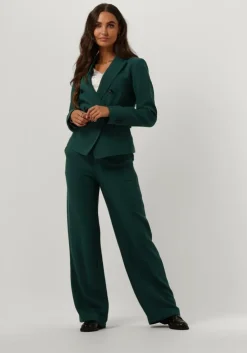 groene vanilia blazer crepe double breasted