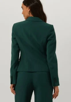 groene vanilia blazer crepe double breasted