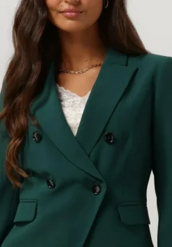 groene vanilia blazer crepe double breasted