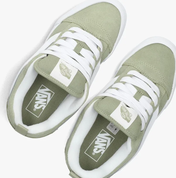 groene vans lage sneakers knu skool w