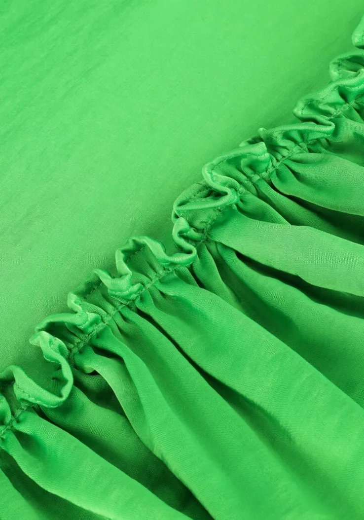 groene y.a.s. mini jurk yaseleanor sl halterneck dress