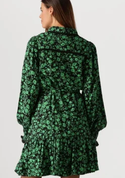 groene y.a.s. mini jurk yastilera ls shirt dress