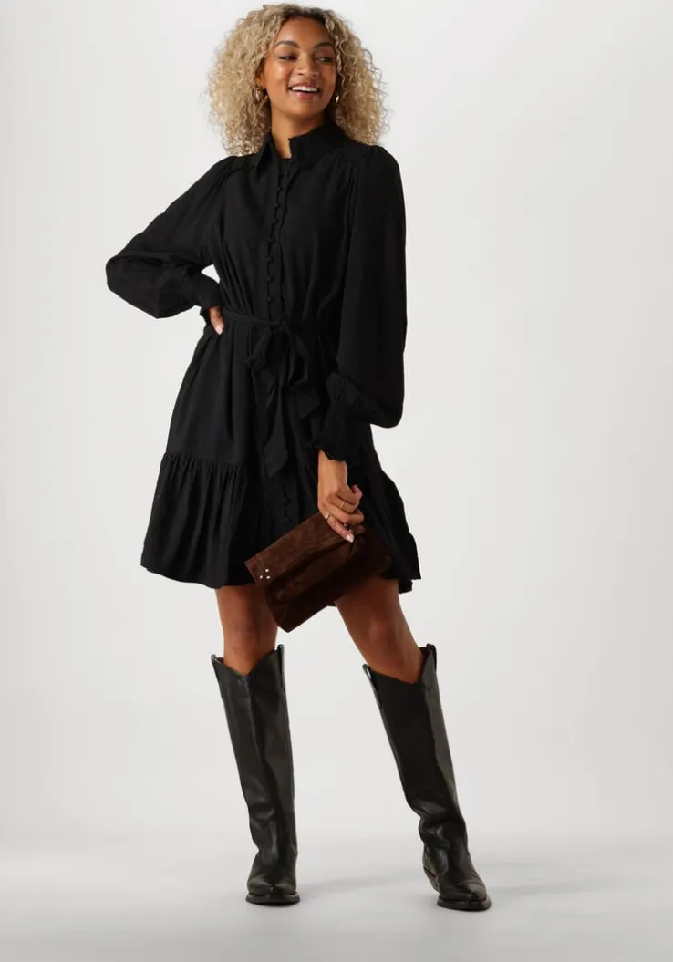 groene y.a.s. mini jurk yastilera ls shirt dress