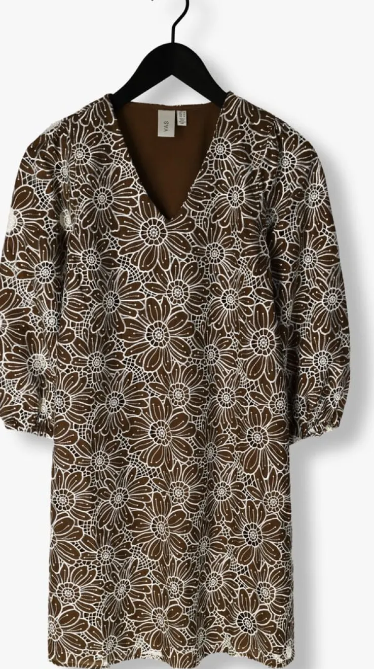 groene y.a.s. mini jurk yasvibrant 3/4 dress