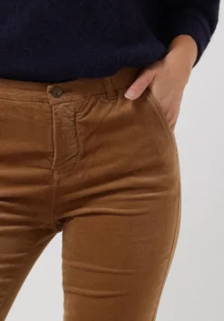 khaki by-bar pantalon leila velvet twill pant