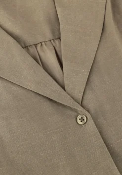 khaki mos mosh midi jurk mmnelli alexis dress