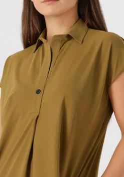 khaki penn & ink mini jurk dress