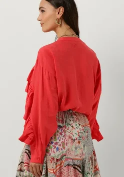 ALIX THE LABEL blouses ladies woven light flow ruffle blouse><noscript><img width=