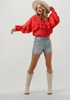 ALIX THE LABEL blouses ladies woven light flow ruffle blouse><noscript><img width=