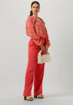 koraal alix the label pantalon ladies woven straight leg stretch pants