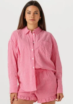 COLOURFUL REBEL blouses vicky striped dropped shoulder blouse>DAMES Co-Ord Sets|Blouses