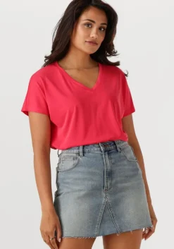 MSCH COPENHAGEN t-shirt mschfenya modal v neck tee>DAMES Tops & T-Shirts